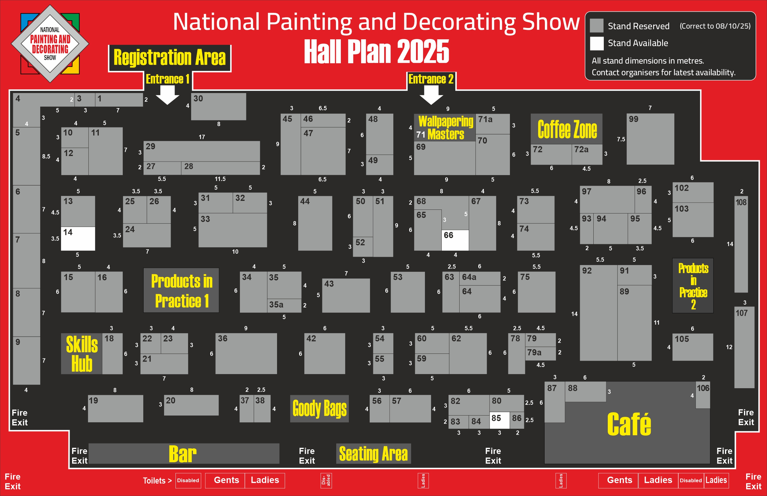 Painting and Decorating Show Hall Plan Coming Soon